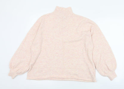 Womens UK Size 10 Miss Selfridge Pink Pullover Jumper