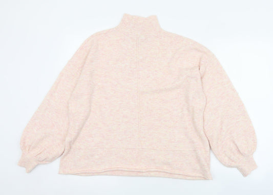 Womens UK Size 10 Miss Selfridge Pink Pullover Jumper