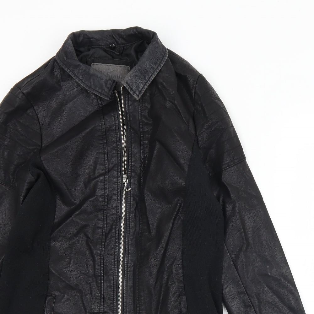 Womens UK Size L CI SONO Black Overcoat