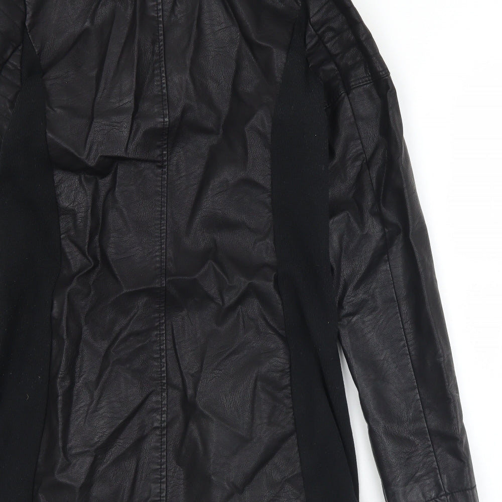 Womens UK Size L CI SONO Black Overcoat