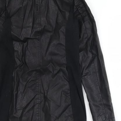 Womens UK Size L CI SONO Black Overcoat