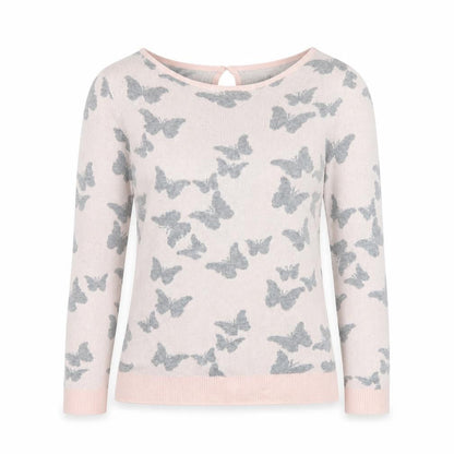 Womens UK Size 10 M&Co Pink Pullover Jumper
