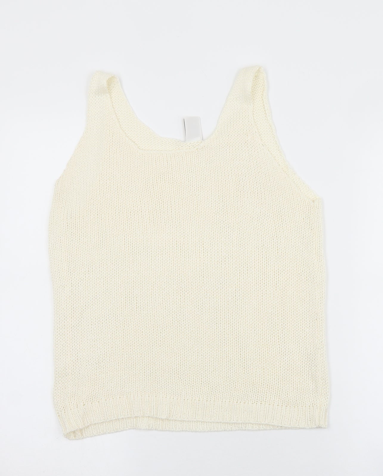 Womens UK Size M VILA White Vest Jumper