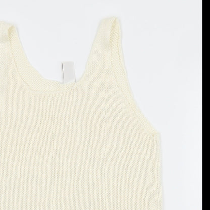 Womens UK Size M VILA White Vest Jumper