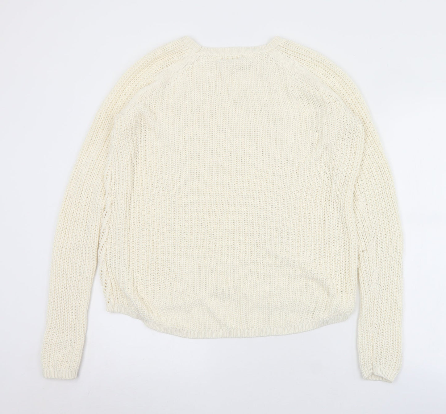 Womens UK Size S H&M Ivory Pullover Jumper