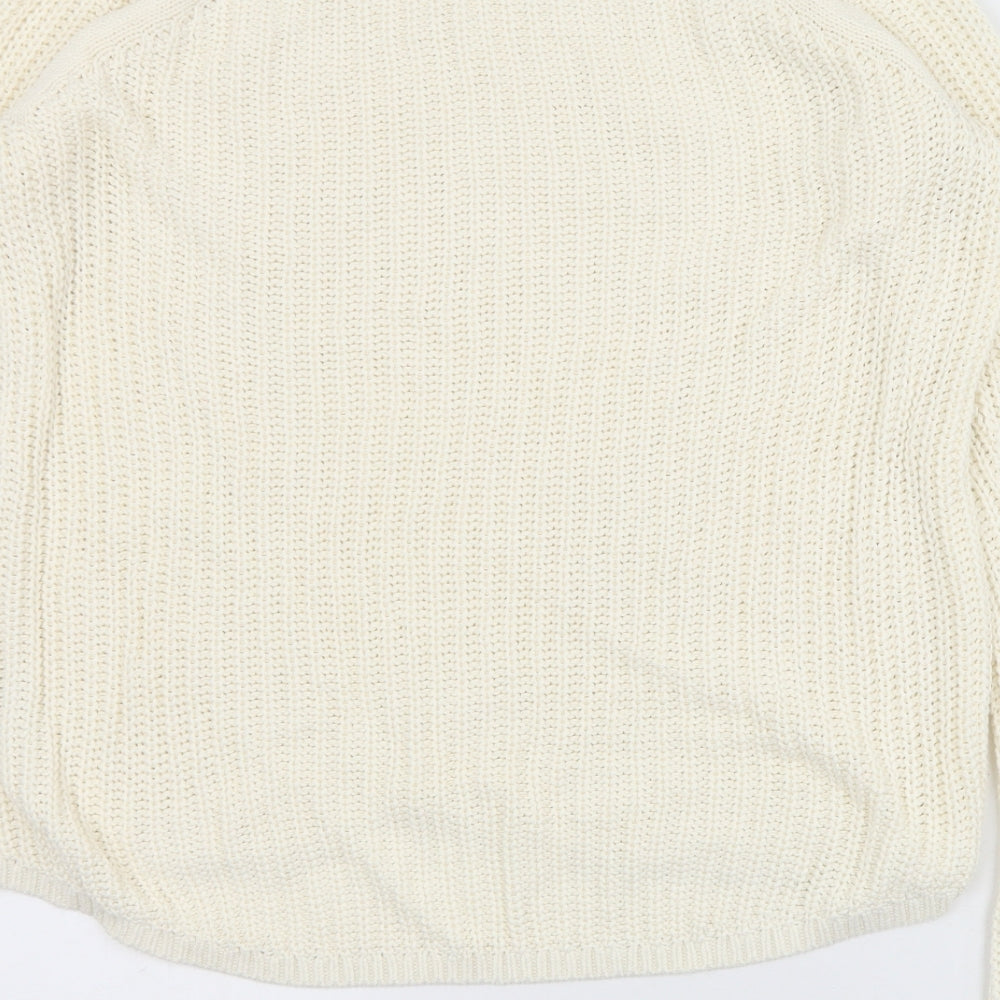 Womens UK Size S H&M Ivory Pullover Jumper