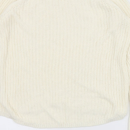 Womens UK Size S H&M Ivory Pullover Jumper