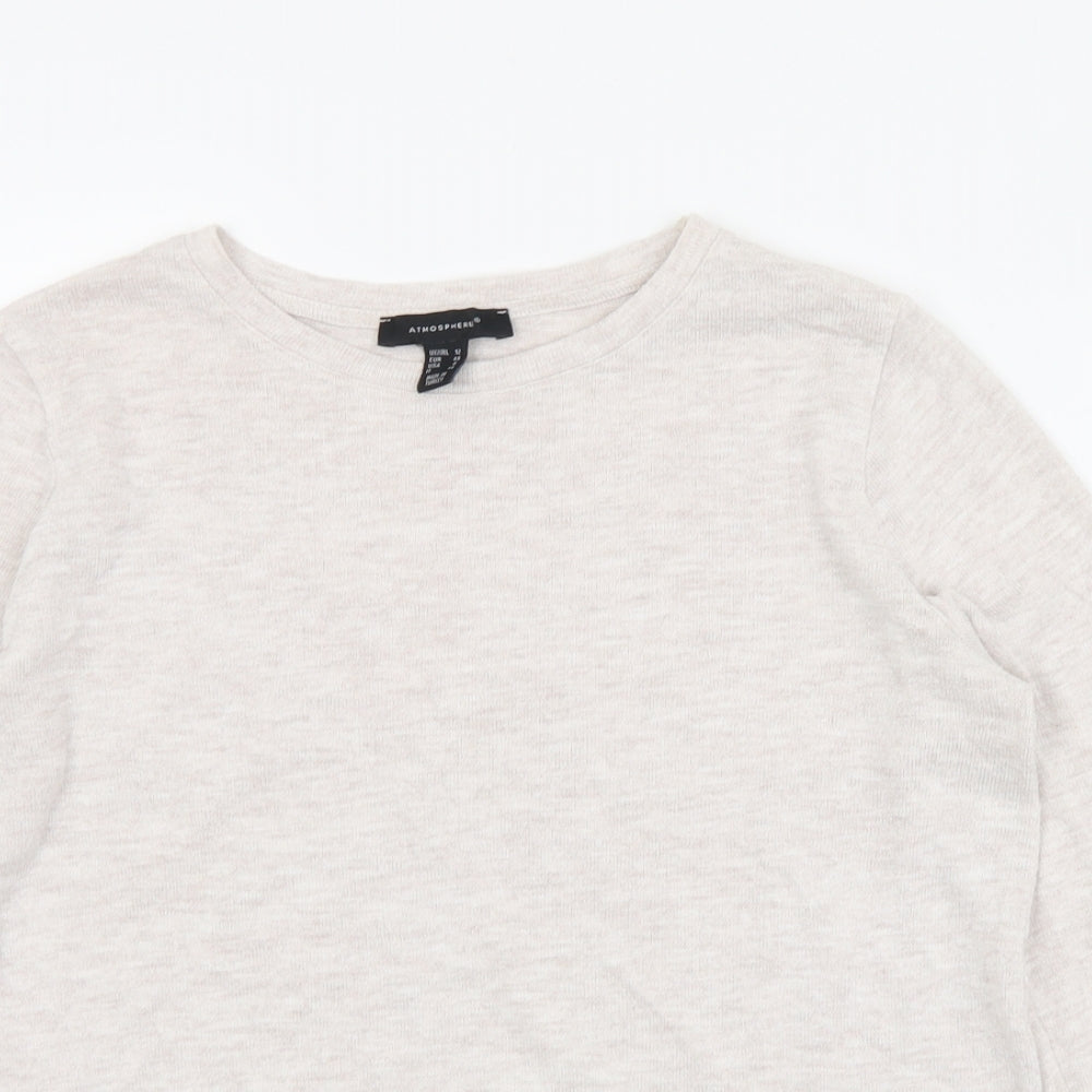 Womens UK Size 12 Atmosphere Grey Pullover Jumper