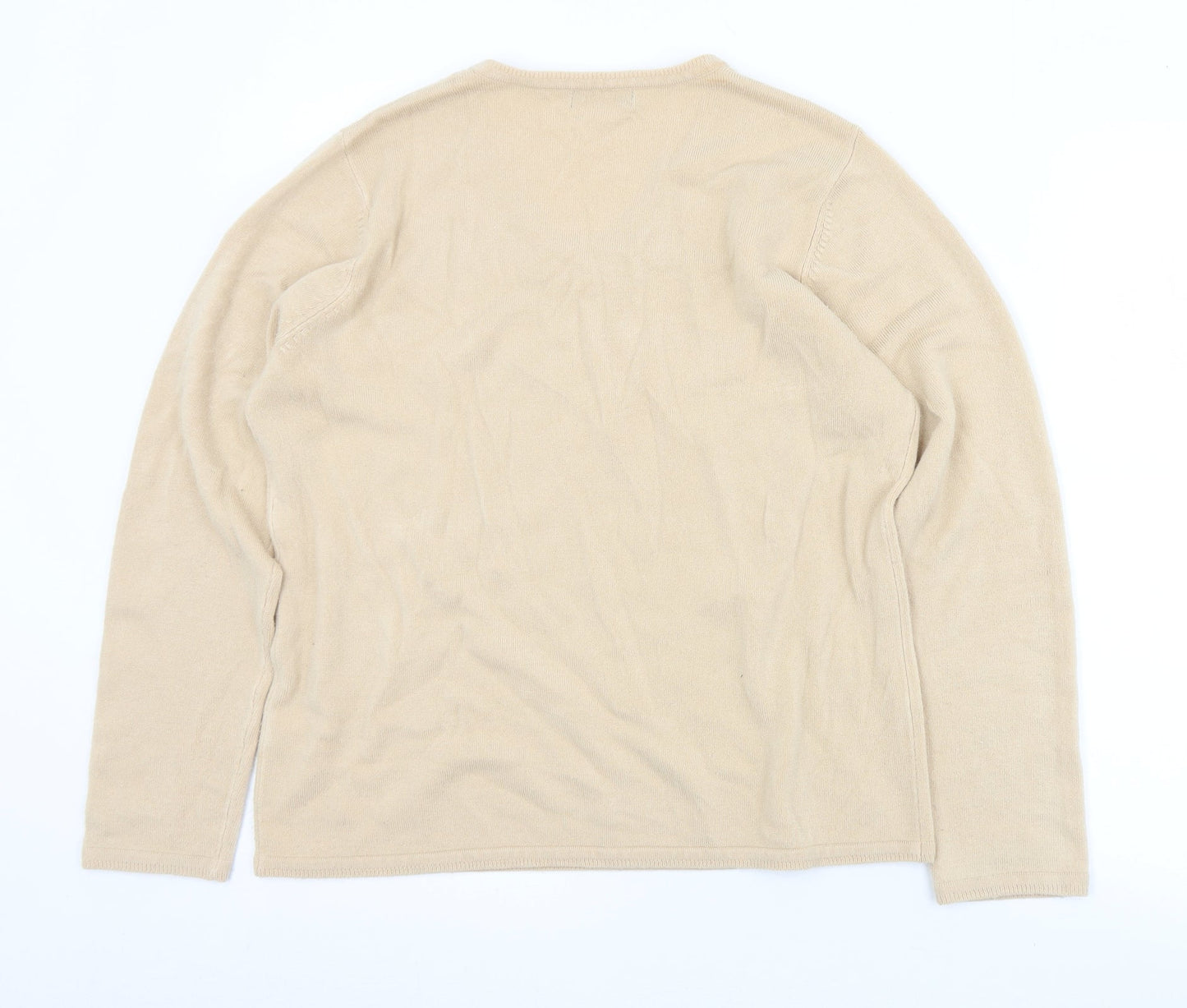 Womens UK Size M BM Beige Pullover Jumper