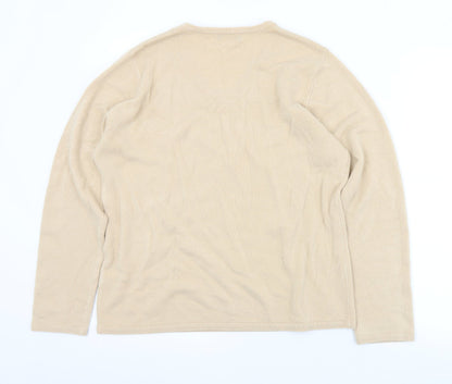 Womens UK Size M BM Beige Pullover Jumper