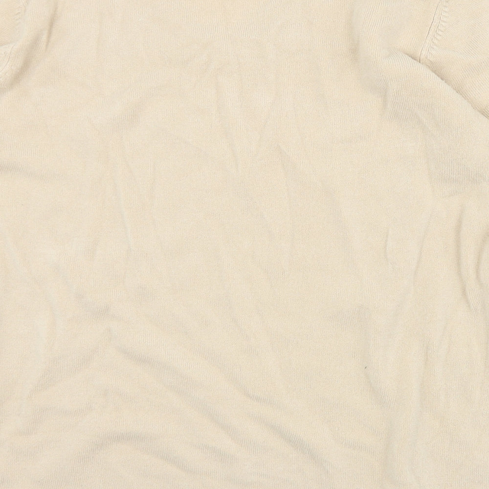 Womens UK Size M BM Beige Pullover Jumper