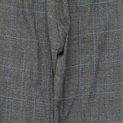 Womens UK Size 10 Preworn Regular Fit Dress Pants Grey Trousers