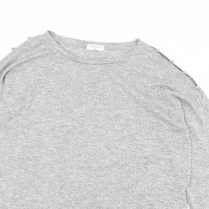 Womens UK Size 16 Papaya Grey Pullover Jumper