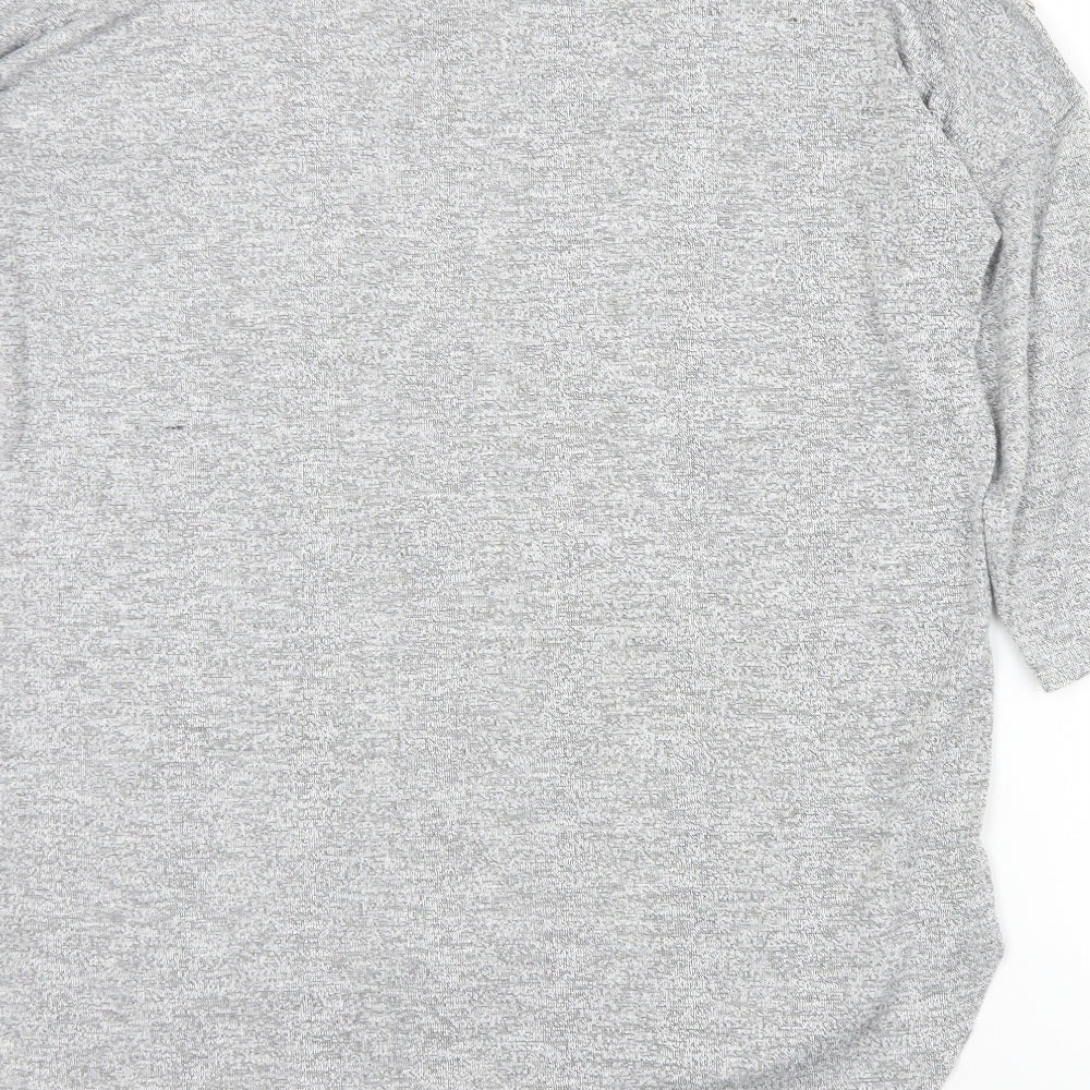 Womens UK Size 16 Papaya Grey Pullover Jumper