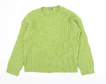 Womens UK Size S NEXT Green Pullover Jumper