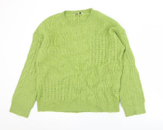 Womens UK Size S NEXT Green Pullover Jumper