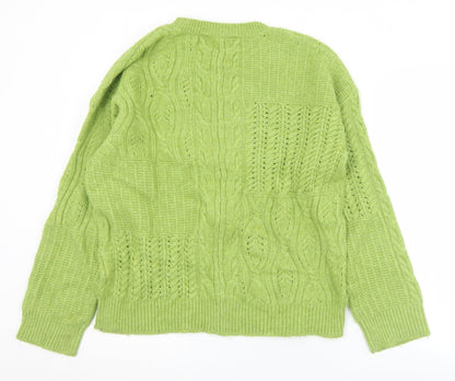 Womens UK Size S NEXT Green Pullover Jumper