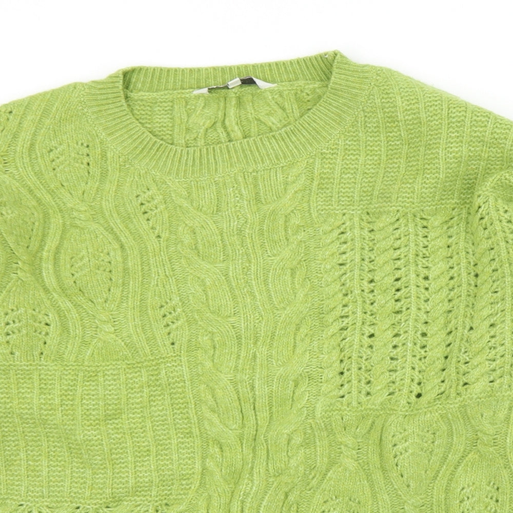 Womens UK Size S NEXT Green Pullover Jumper