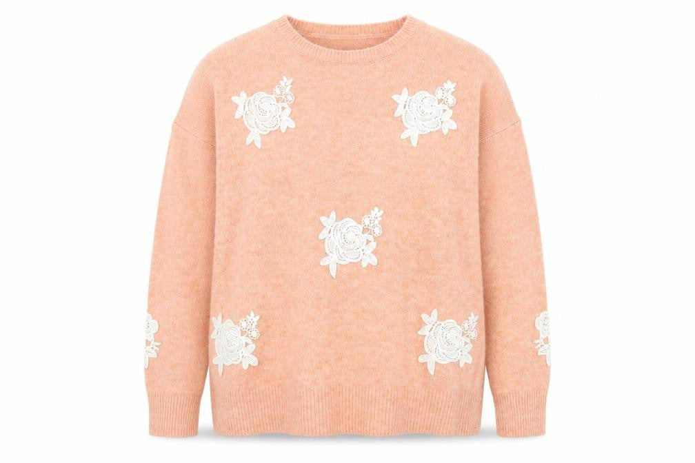 Womens UK Size L Marks and Spencer Pink Pullover Jumper