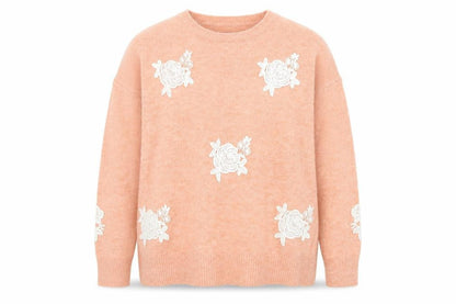 Womens UK Size L Marks and Spencer Pink Pullover Jumper