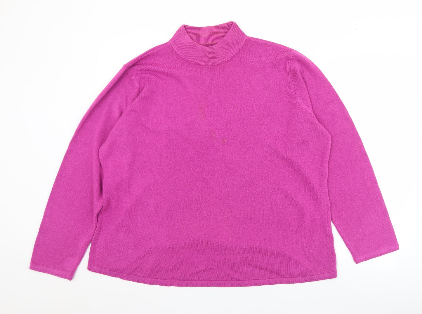 Womens UK Size XL Preworn Purple Pullover Jumper