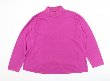 Womens UK Size XL Preworn Purple Pullover Jumper