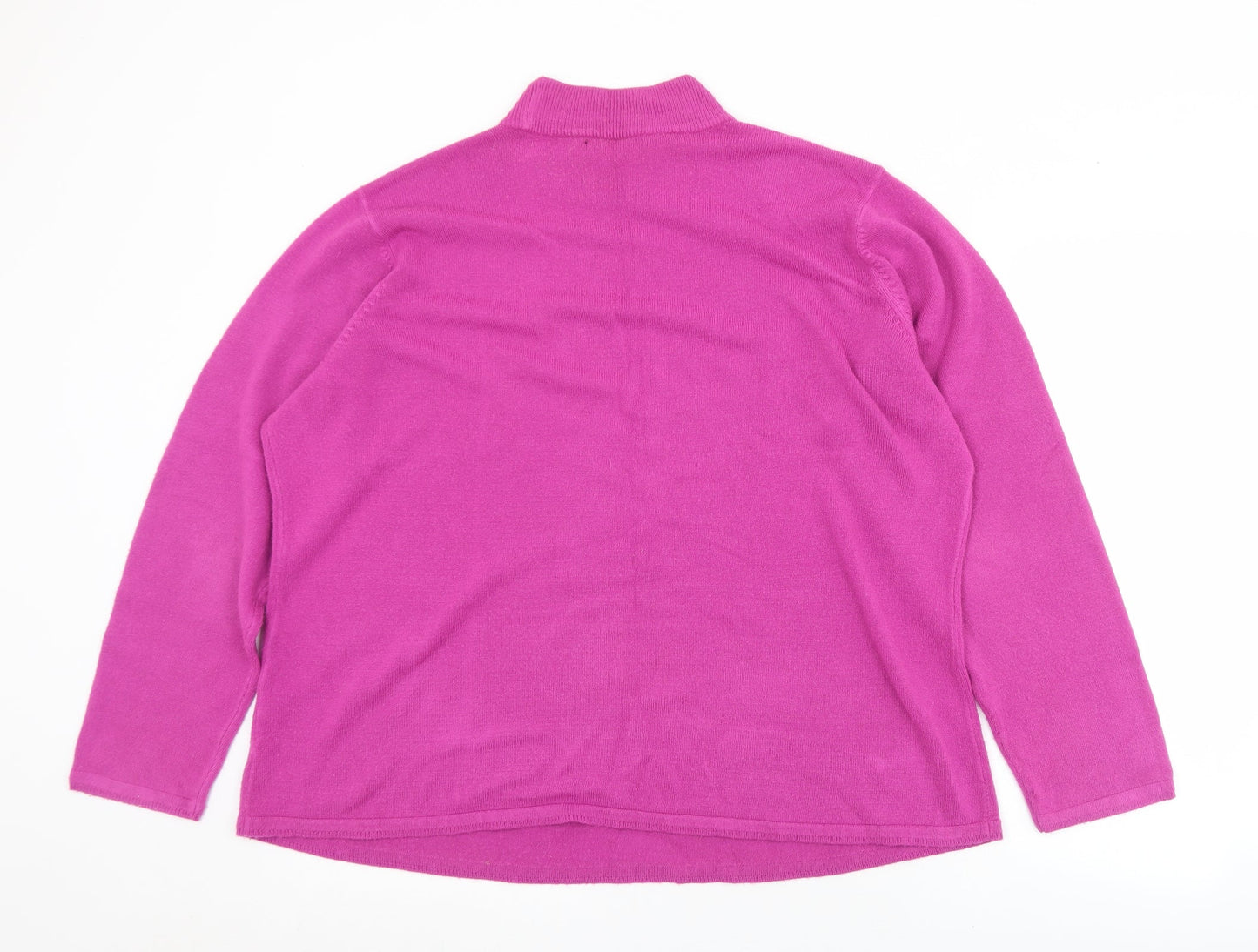 Womens UK Size XL Preworn Purple Pullover Jumper