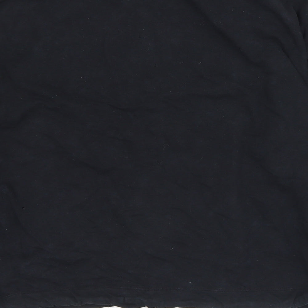 Pep & Co Womens Black  Cotton Pullover Sweatshirt Size 12   - Miami 12-14