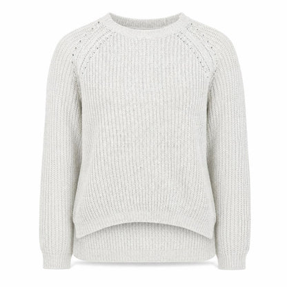 Papaya Womens Grey Round Neck  Acrylic Pullover Jumper Size M