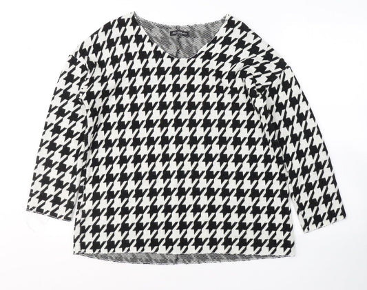Womens UK Size M New Collection White Basic Blouse