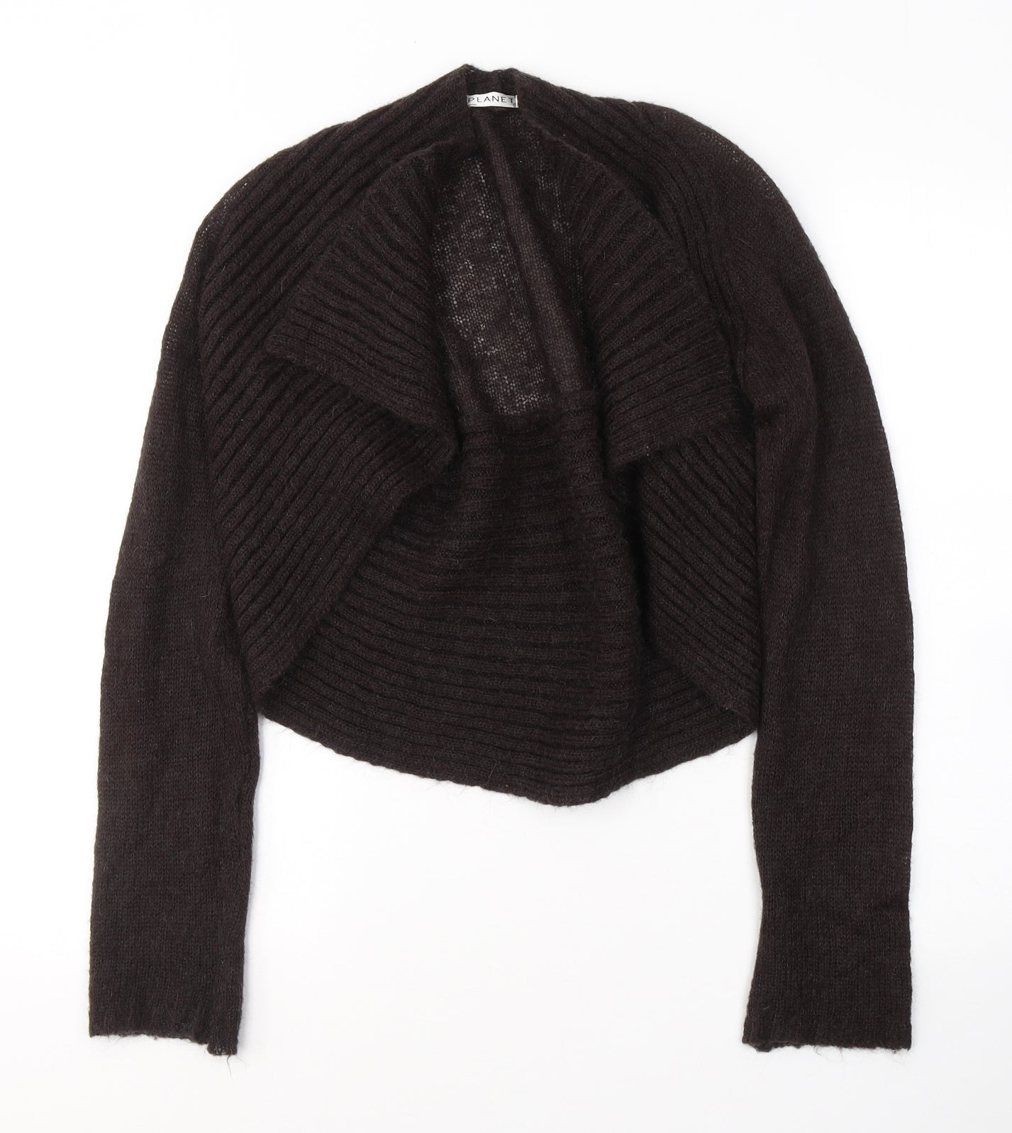 Womens UK Size S PLANET Brown Cardigan Jumper