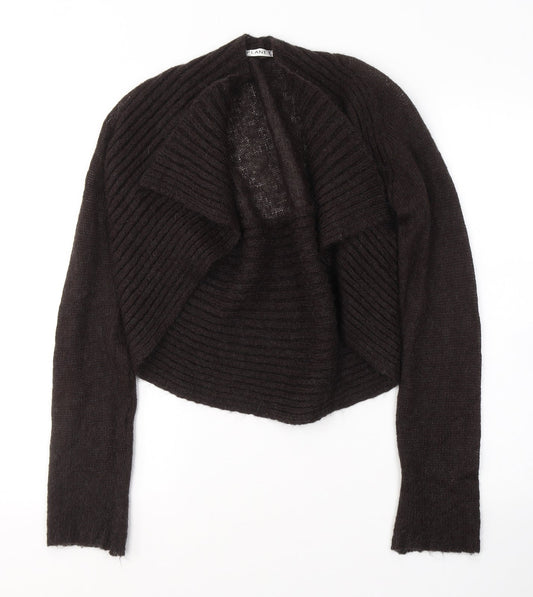Womens UK Size S PLANET Brown Cardigan Jumper
