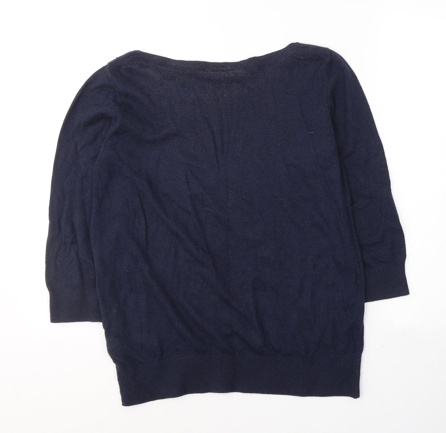 Womens UK Size M Wallis Blue Basic Blouse