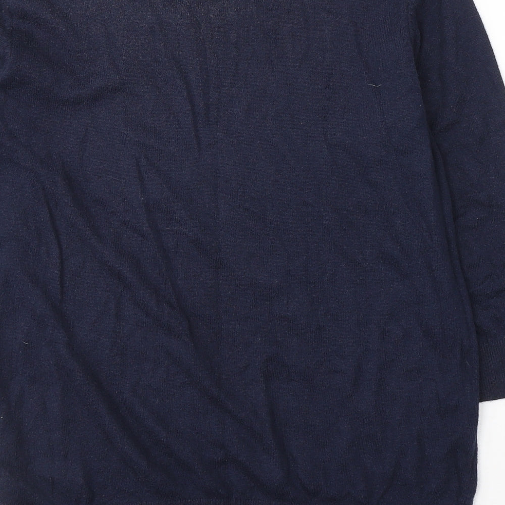 Womens UK Size M Wallis Blue Basic Blouse