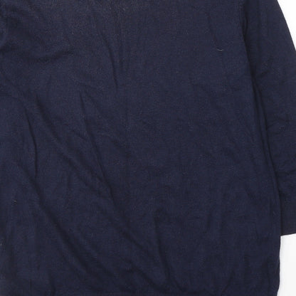 Womens UK Size M Wallis Blue Basic Blouse