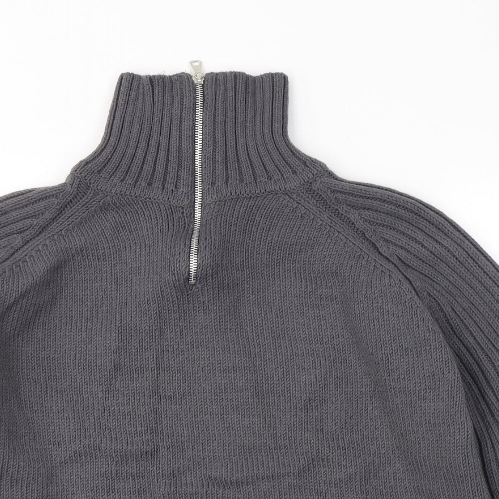 Womens UK Size 14 Marks and Spencer Grey Pullover Jumper