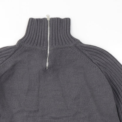 Womens UK Size 14 Marks and Spencer Grey Pullover Jumper