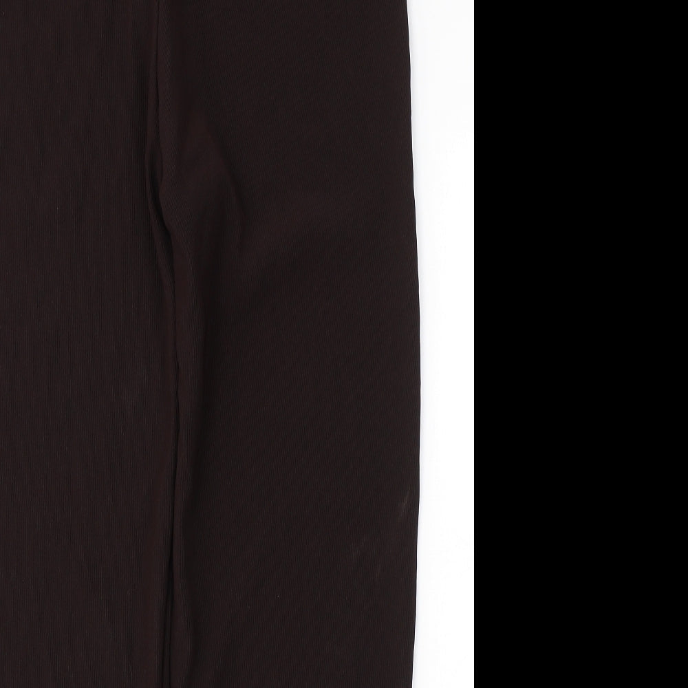 Womens UK Size 3XL Preworn Regular Fit  Brown Trousers