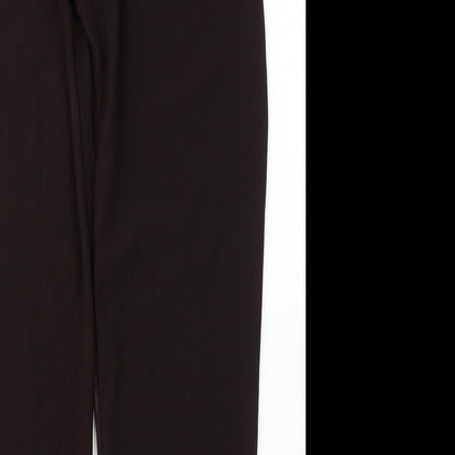 Womens UK Size 3XL Preworn Regular Fit  Brown Trousers