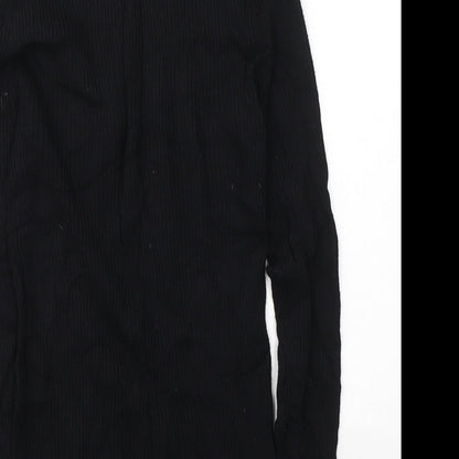 Womens UK Size 10 Atmosphere Black Jersey T-Shirt