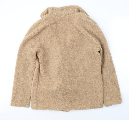 Womens UK Size 12 Selected Beige Pea Coat