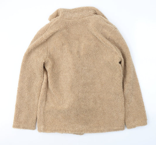 Womens UK Size 12 Selected Beige Pea Coat