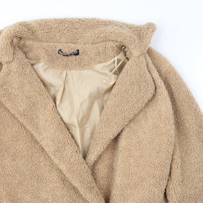 Womens UK Size 12 Selected Beige Pea Coat
