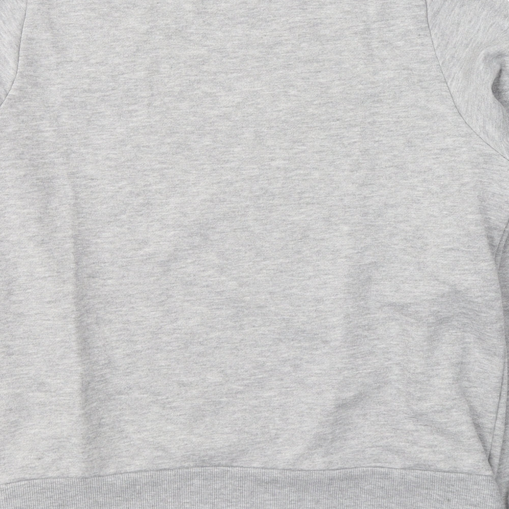 Pieces Womens Grey  Polyester Pullover Sweatshirt   Pullover