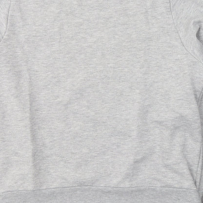 Pieces Womens Grey  Polyester Pullover Sweatshirt   Pullover