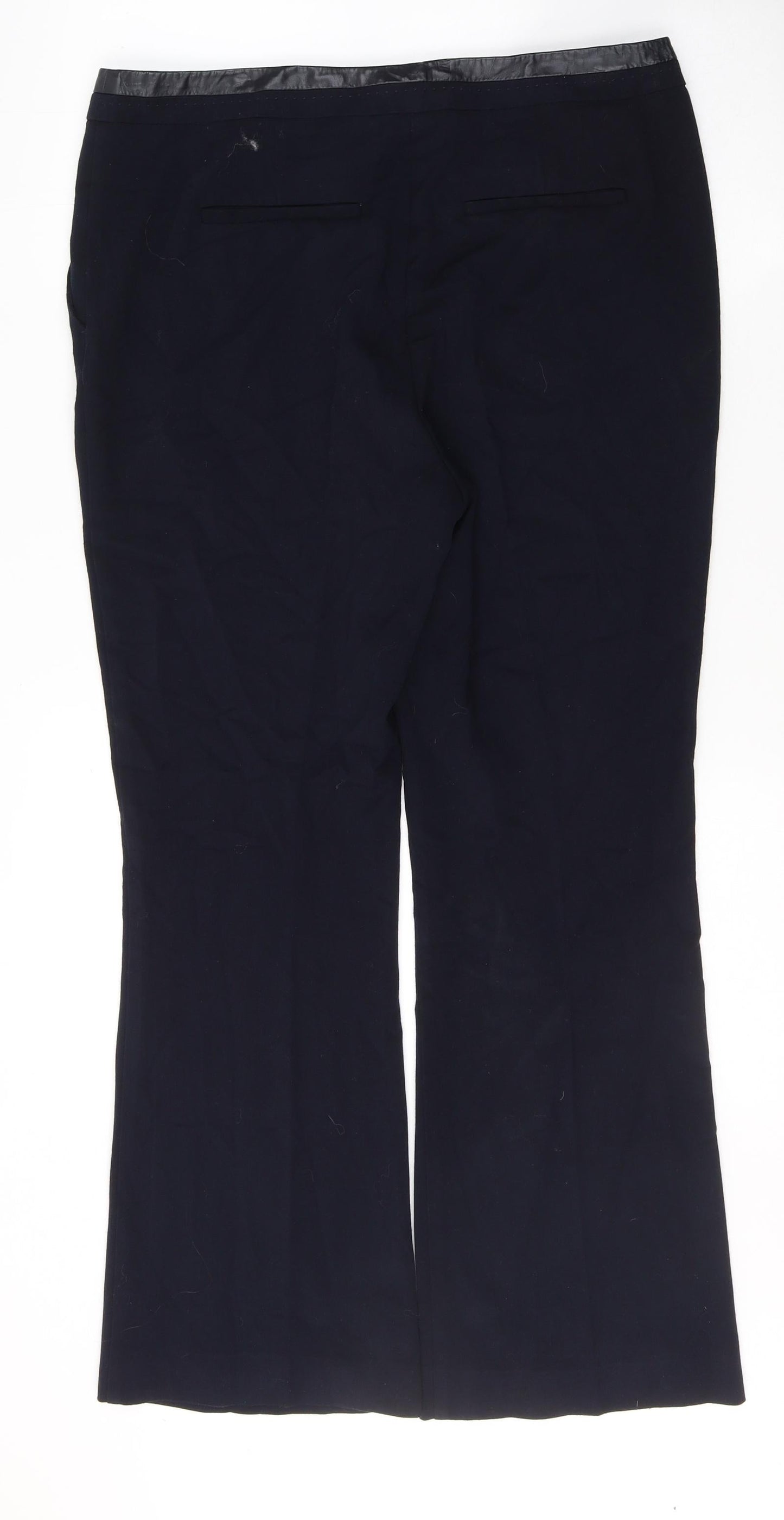 Womens UK Size 14 Per Una Regular Fit  Blue Trousers