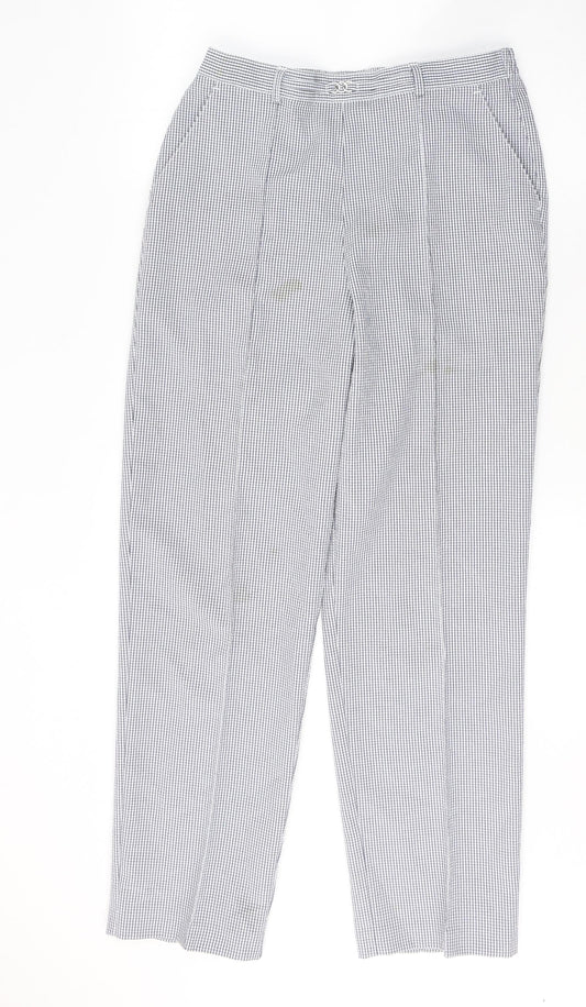 Womens UK Size 28 Preworn Regular Fit  White Trousers