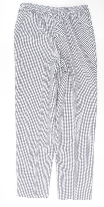 Womens UK Size 28 Preworn Regular Fit  White Trousers