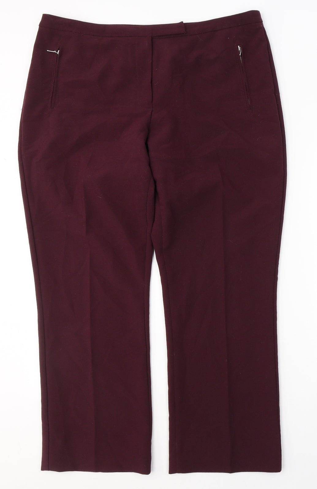 Womens UK Size 36 in W Regular Fit  Red Trousers