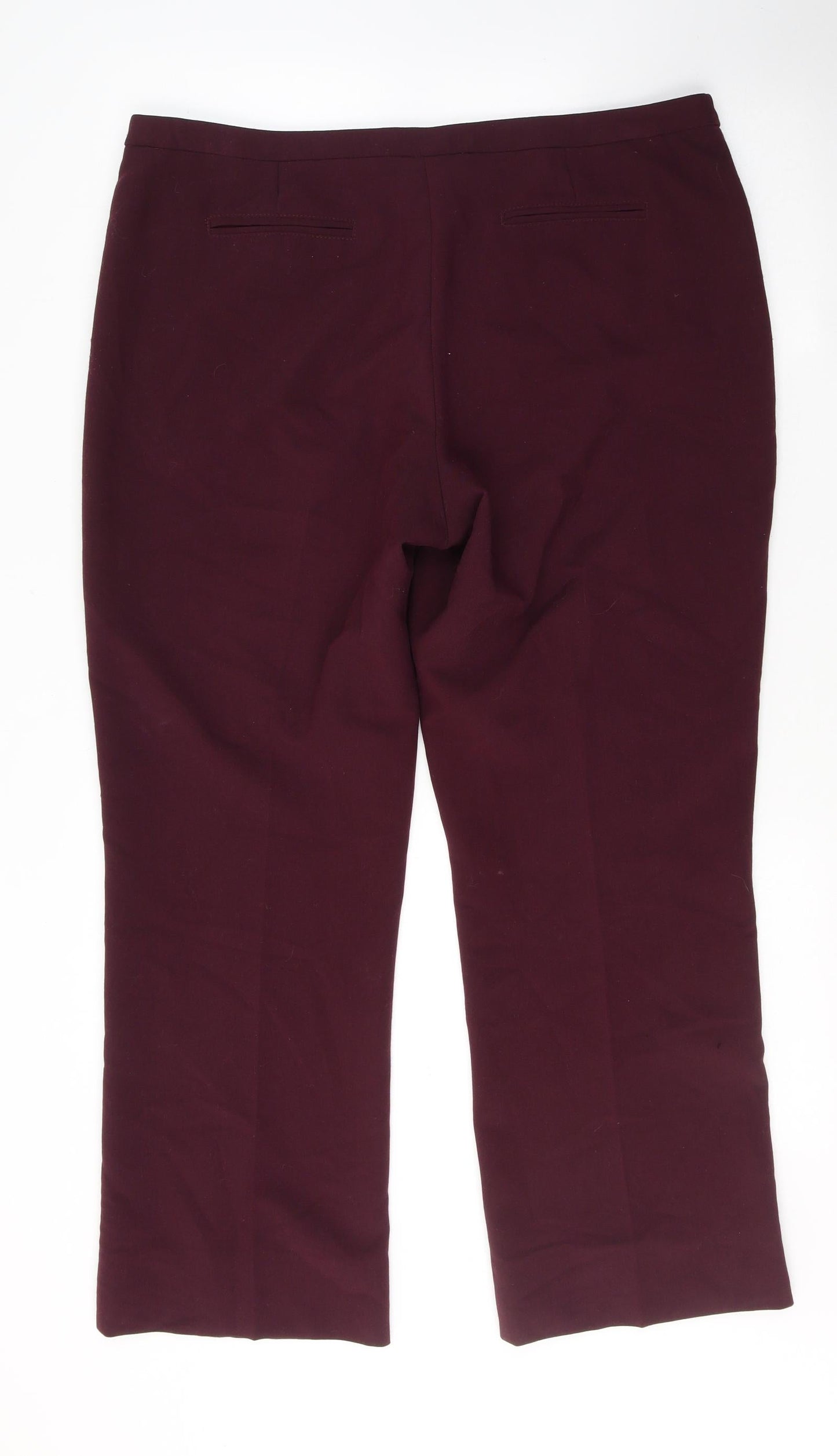 Womens UK Size 36 in W Regular Fit  Red Trousers